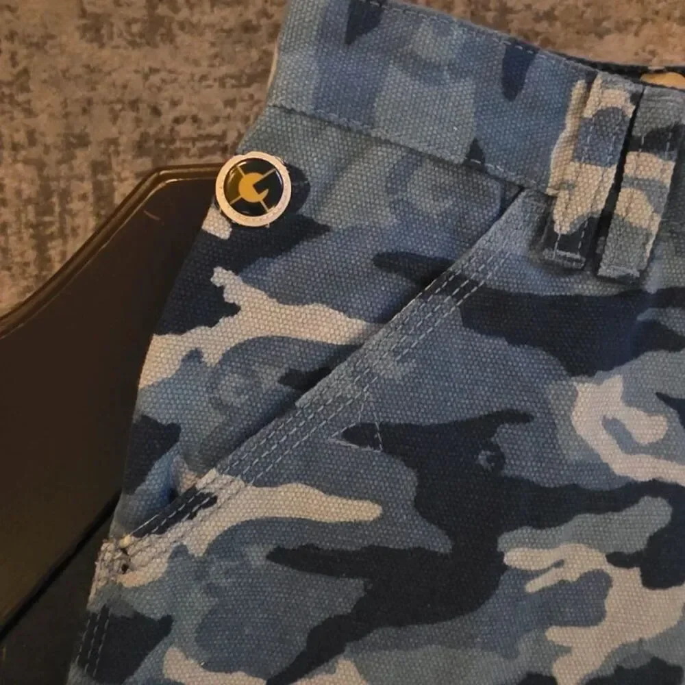 G Unit Y2K Camouflage Camo Military Field Pants Sz 16 (28) Vintage 50 Cent Jeans